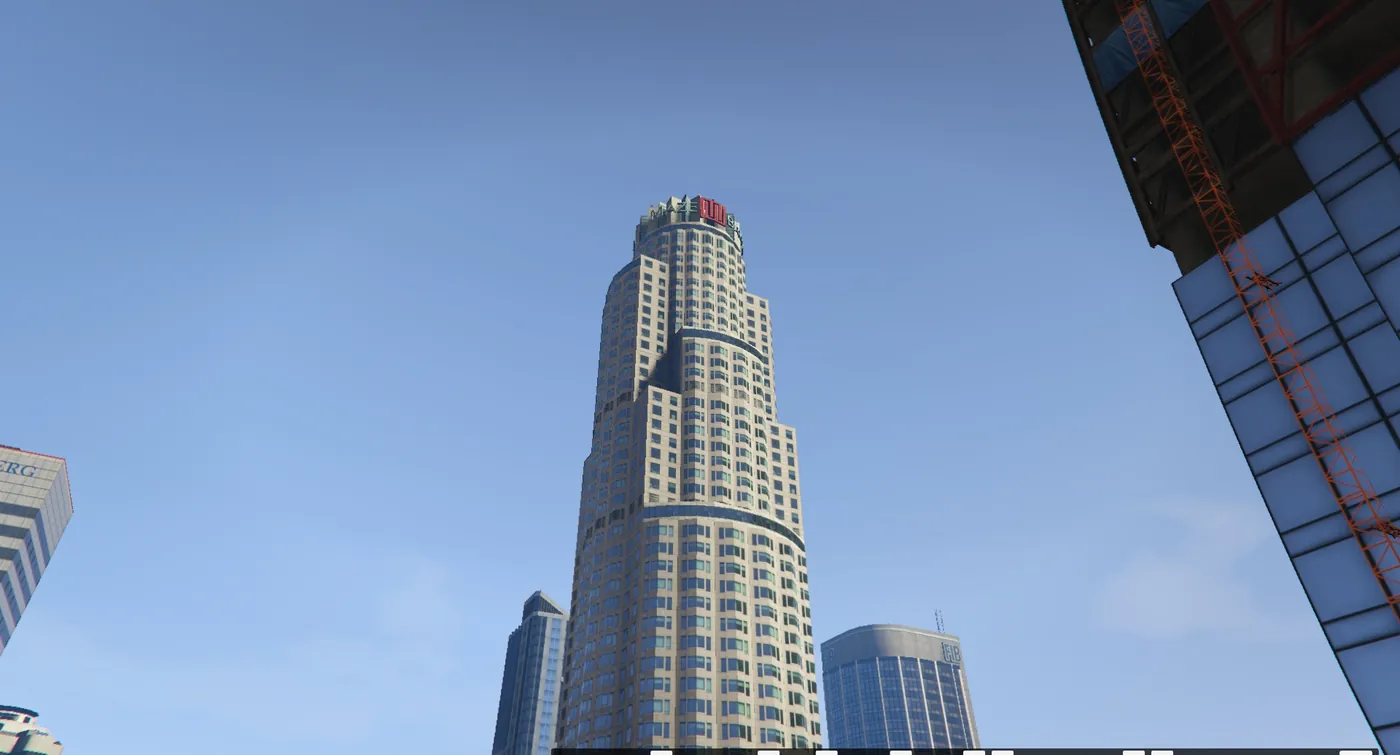 La Maze Bank Tower vue de la rue