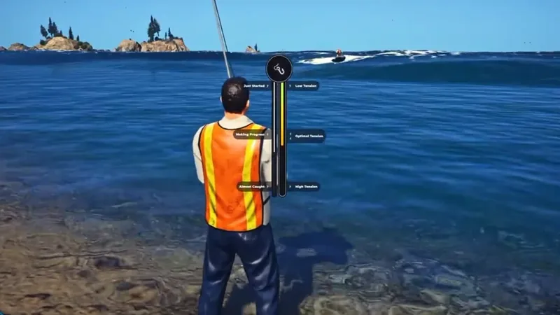 Un pêcheur en bateau
