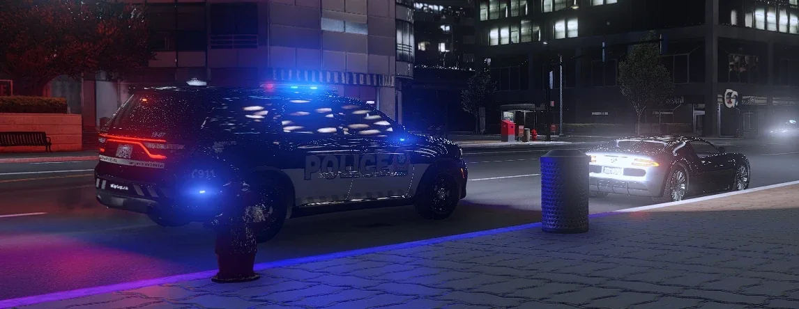 Un véhicule de la Police de Montréal