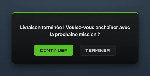 Le dialogue de fin de mission